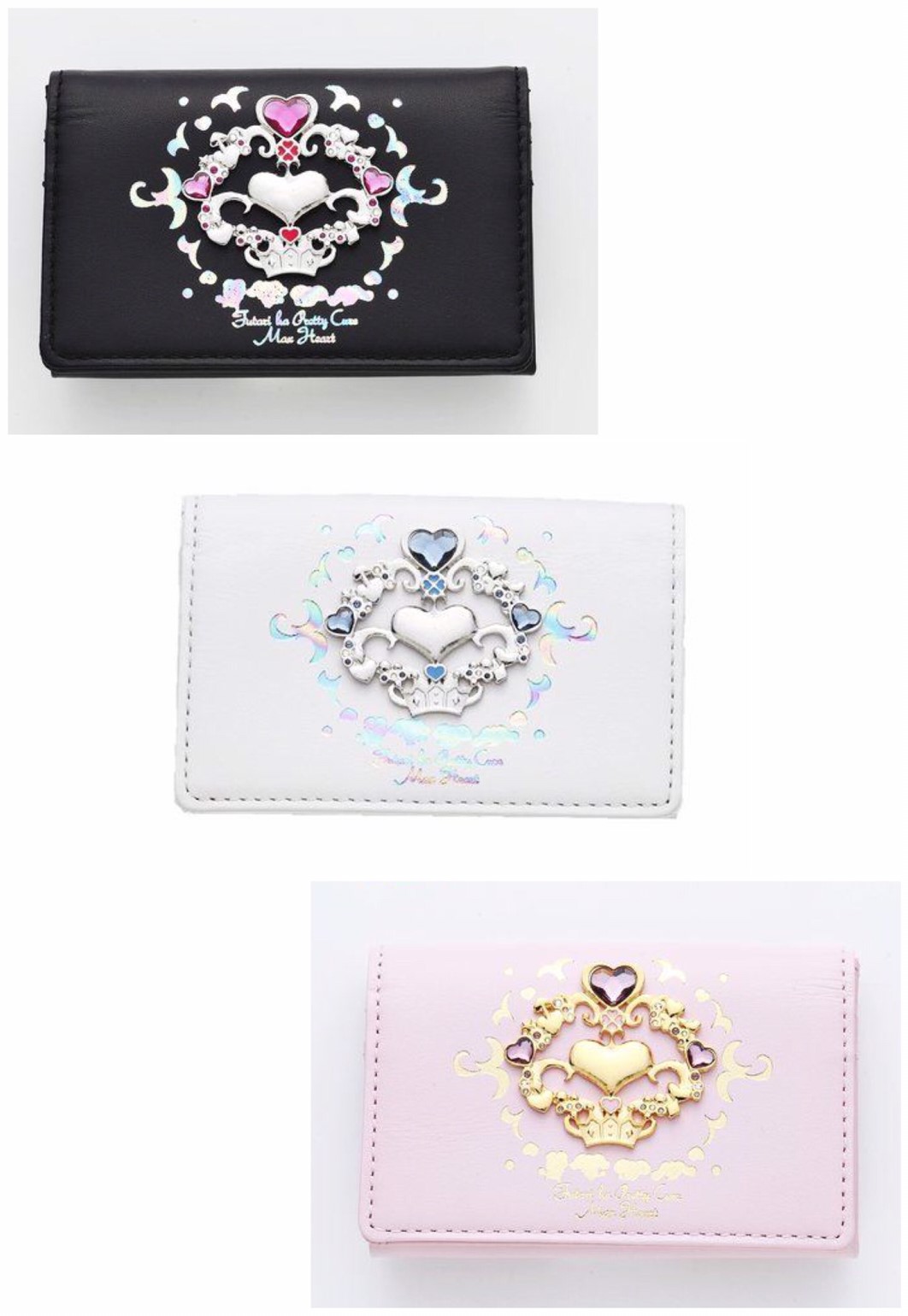 PRE-ORDER : Futari wa Pretty Cure Max Heart Genuine Leather Card Case