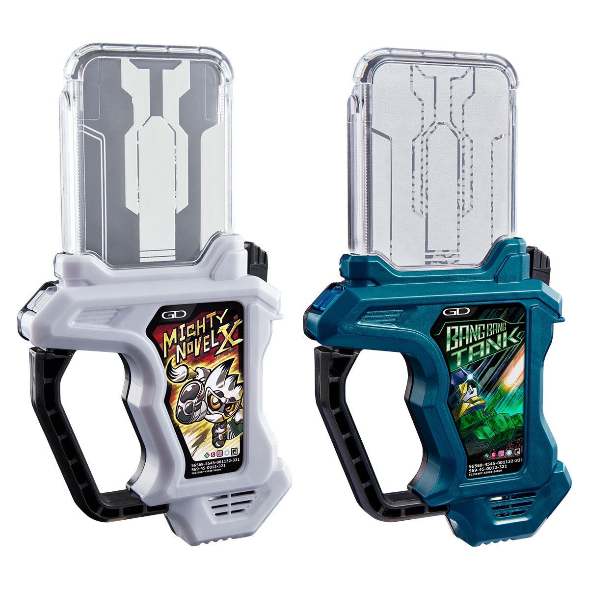 Masked Rider Ex-Aid - DX Mighty Novel & Bang Bang Tank Gashat Set by Premium Bandai (Limited)