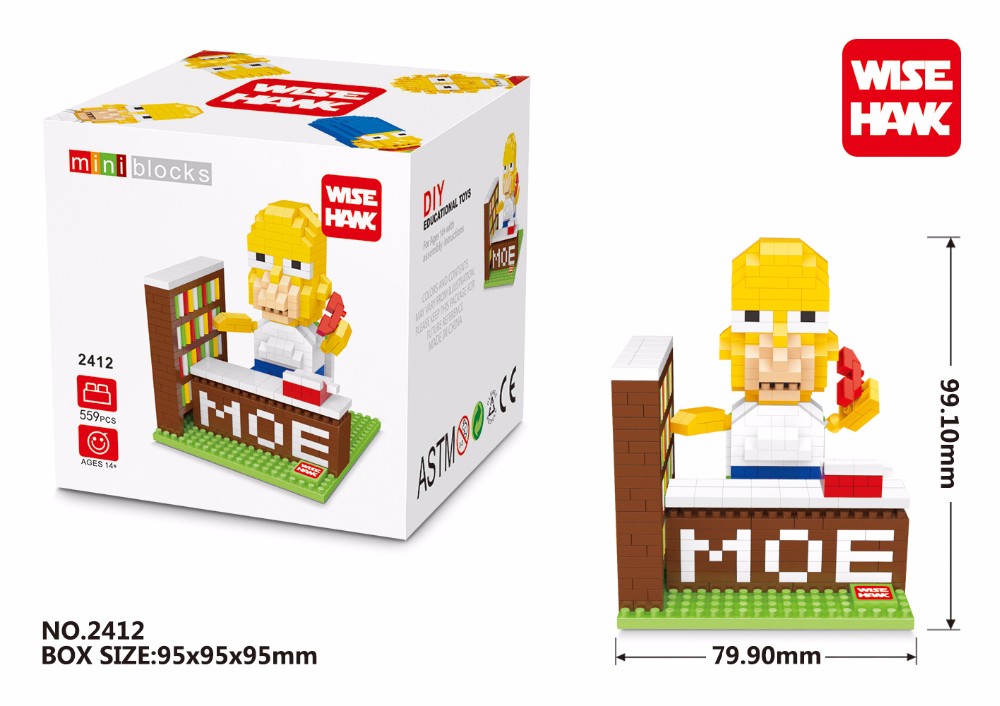 Wise Hawk 2412-2415 The Simpsons