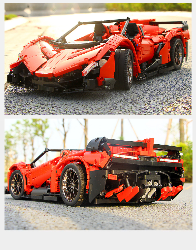 Mould King 13079 Lamborghini Veneno Roadster - 50th Anniversary 2535pcs บังคับได้