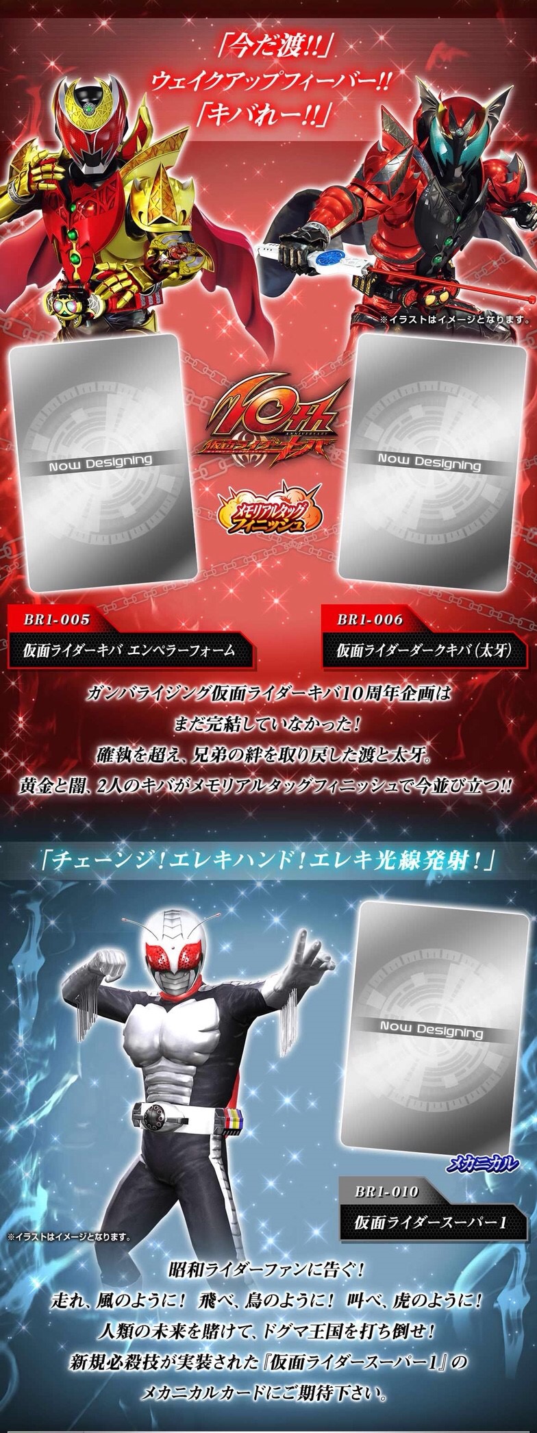 PRE-ORDER : Masked Rider Battle Ganbarizing 10th Anniversary 9 Pocket Binder Set