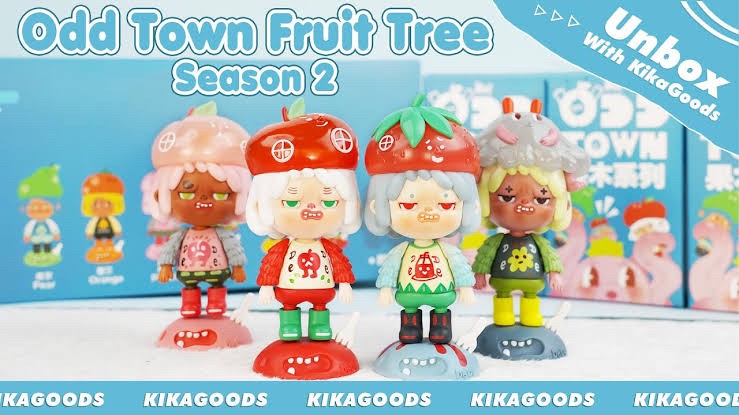Odd Town Fruit Series By CZTOYS x ASHA (Set of 8+1secret)