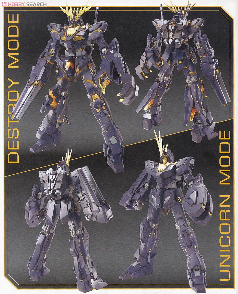 MG 1/100 RX-0 UNICORN GUNDAM 02 BANSHEE FULL PSYCHO-FRAME PROTOTYPE MOBILE SUIT