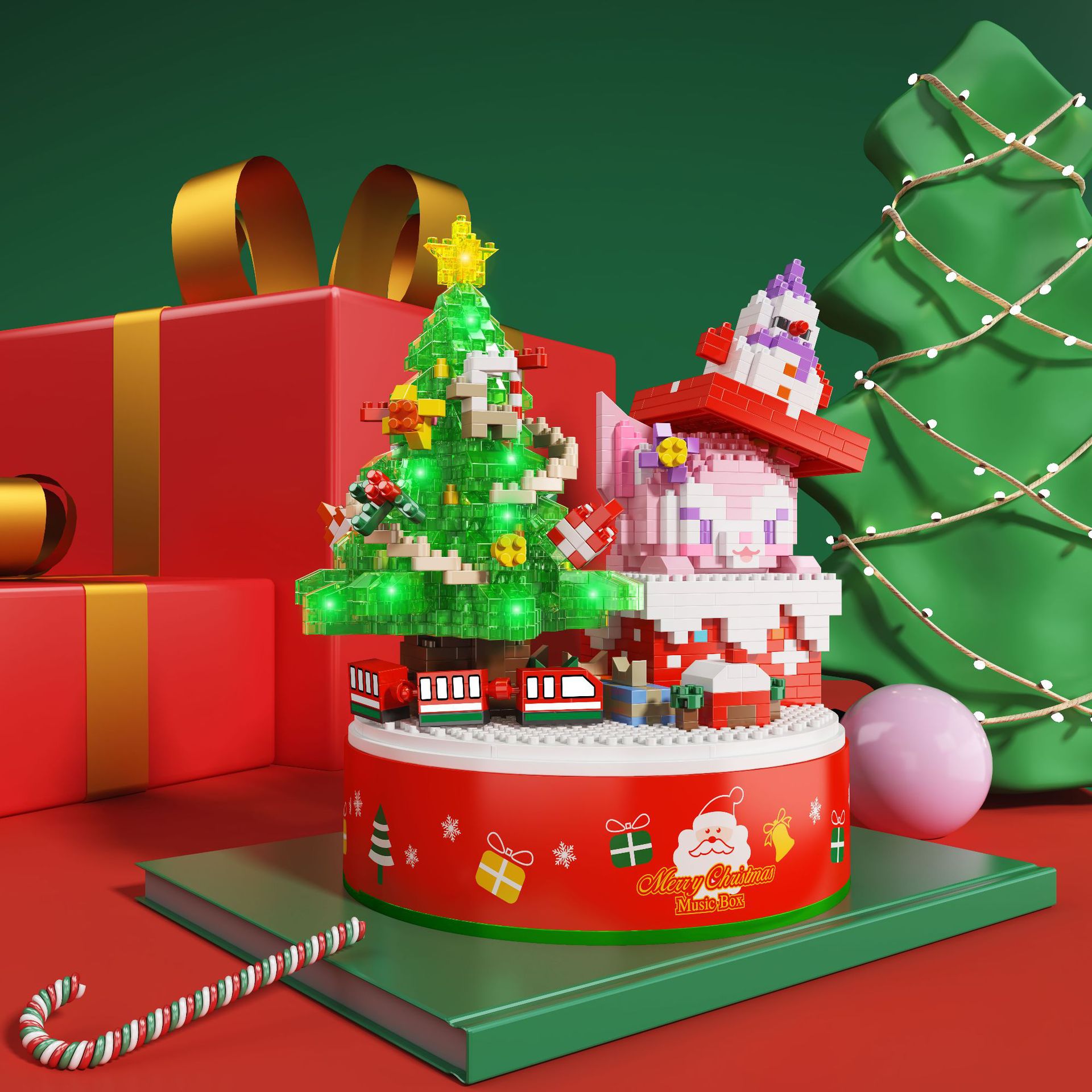 YKO P 2186 - 2190 - Sanrio x Disney Christmas - Stella Lou / Gelatoni / Hello Kitty / My Melody / Cinnamoroll / Pompompurin