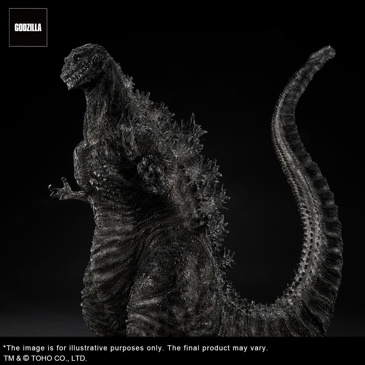 Pre-order : X-Plus Toho 30cm Series Yuji Sakai Modeling Collection Godzilla (2016) 4th Form Orthochromatic ver. by PLEX