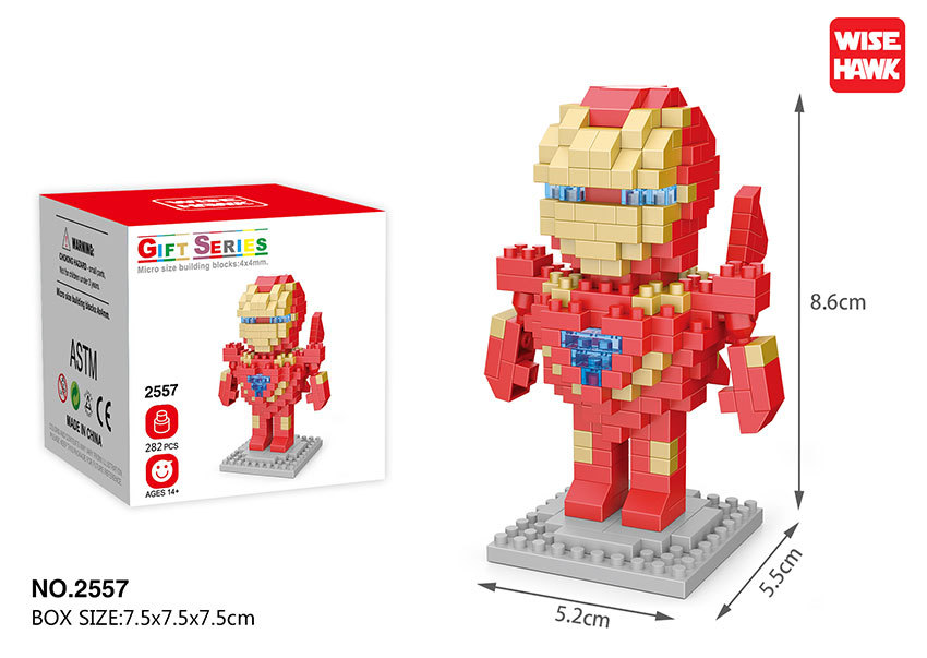 Wise Hawk 2557 Avengers Iron Man 282pcs