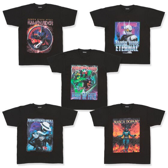 PRE-ORDER : Kamen Rider W Hero Graphic Art T-shirt [5 types in total]
