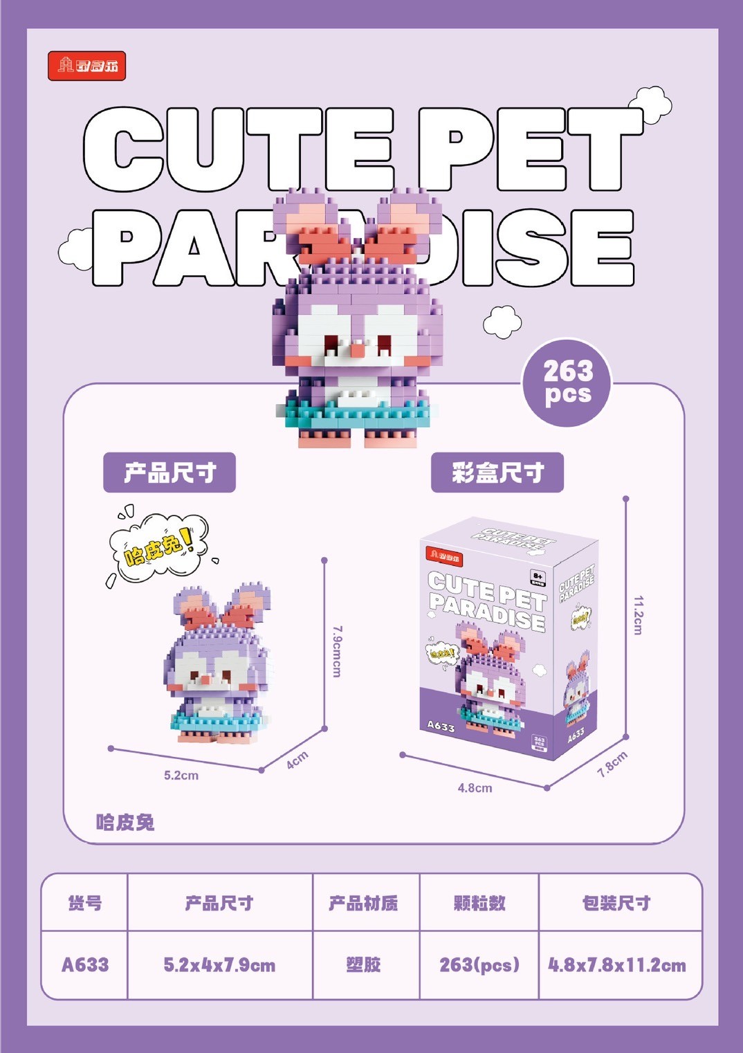 ตัวต่อนาโน Size M -Super Hit ❤️ Cute Cartoon Block รวมตัวต่อคลาสิคฮิตตลอดกาล Sanrio Tom Jerry Mario One Piece