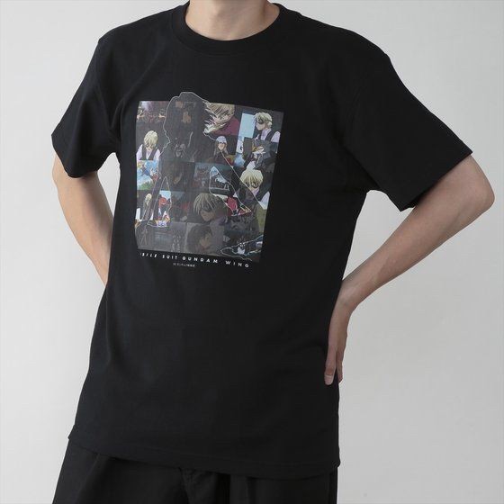 PRE-ORDER : New Mobile Report Gundam Wing Episode T-shirt EP5 "Five Gundams Confirmed" Quatre Raberba Winner