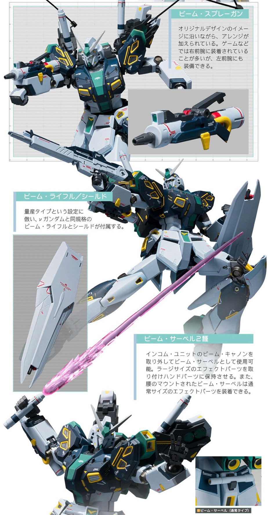 PRE-ORDER : METAL ROBOT SPIRITS (Ka signature) Nu Gundam Mass-Production Type