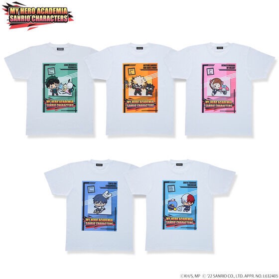 PRE-ORDER : My Hero Academia x Sanrio Characters T-shirt (All 15 types)