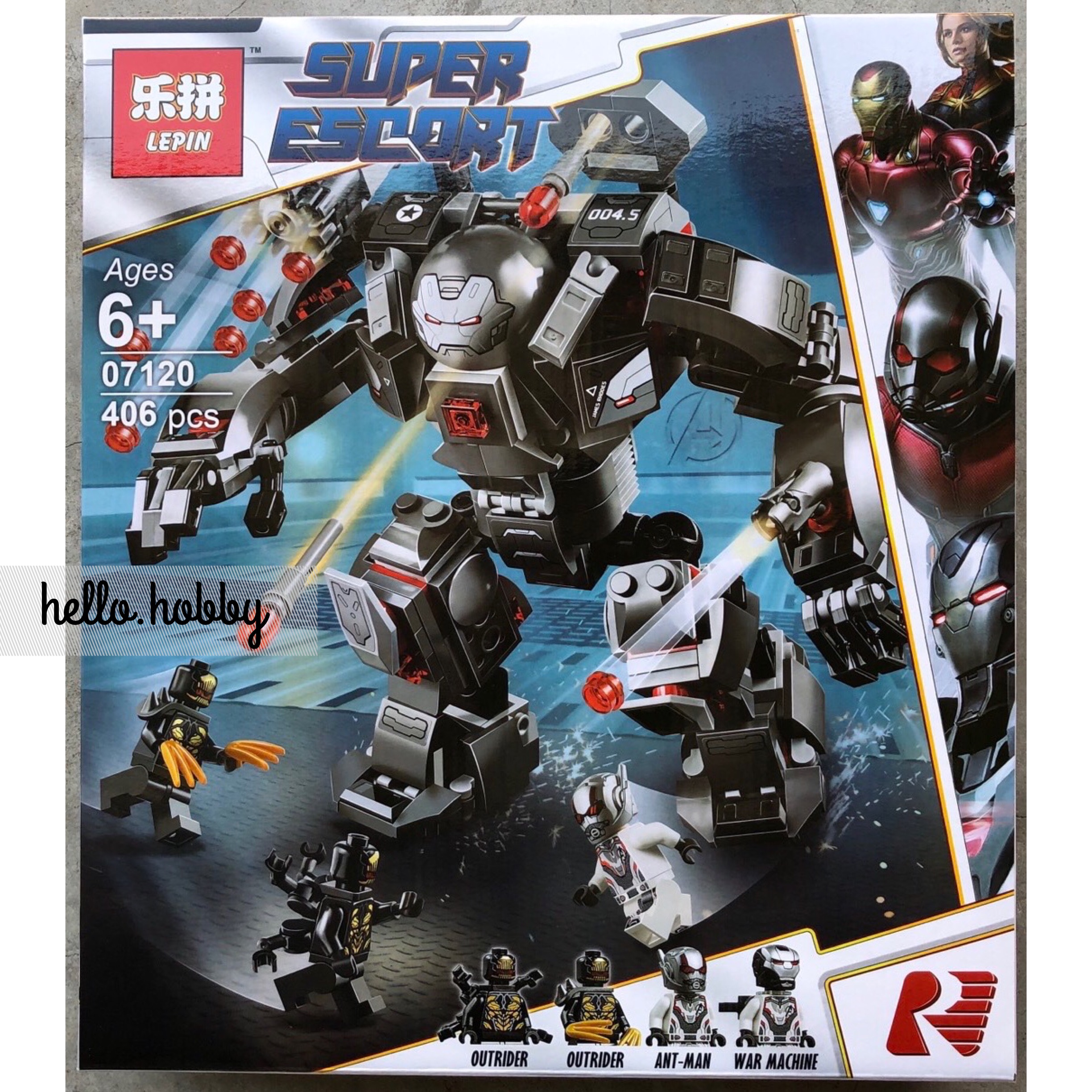 Lepin 07120 War Machine Buster 406pcs