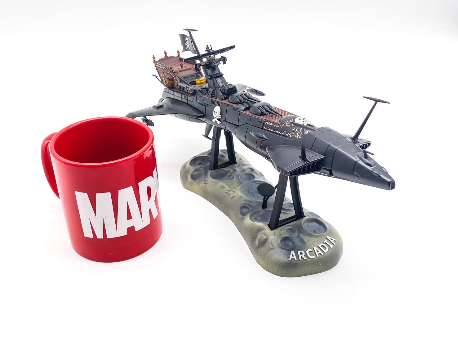 SGM-20 Space Pirate Captain Harlock Arcadia Black ver. by Aoshima (Miracle House) (ของใหม่เปิดเช็ค)