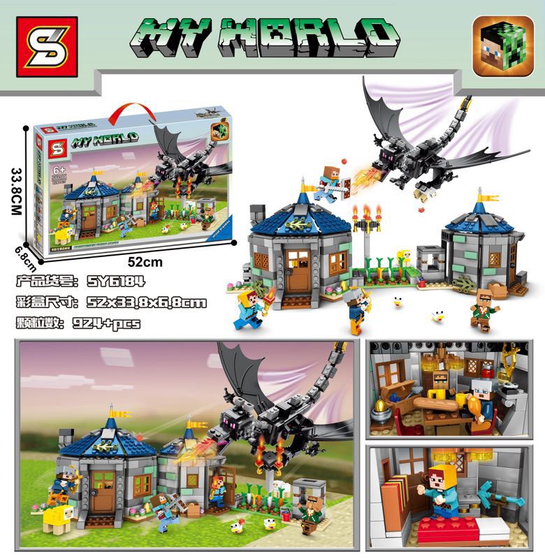 Sy 6184 Minecraft 924pcs