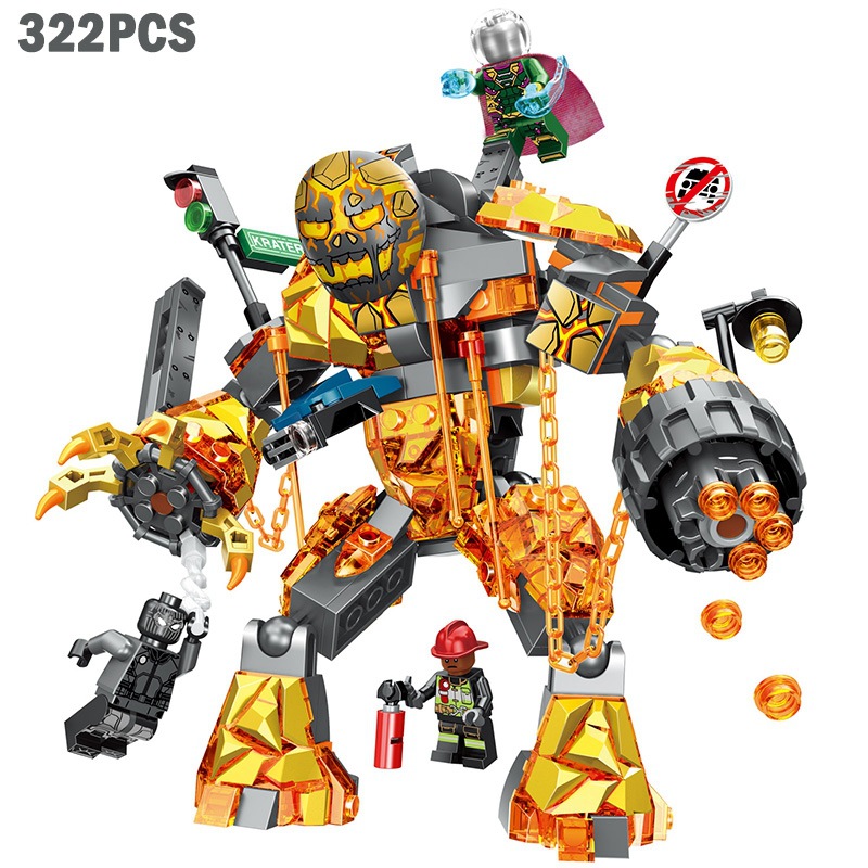 PRCK 64020 Spiderman The Molten Man Battle 322pcs