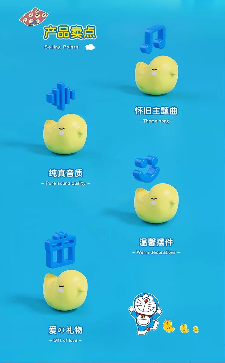 Rock x Doraemon Music box