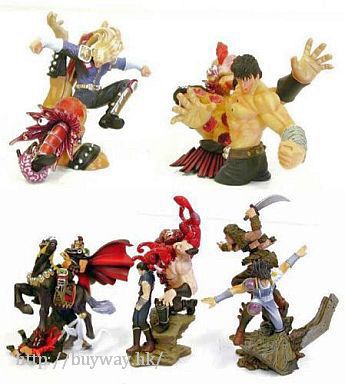 Trading Figure - ฤทธิ์หมัดเทพเจ้าดาวเหนือ - Fist of The North Star - Diorama Battle Scenes Violence Vignette Trading Figure (Set of 5) by Kaiyodo
