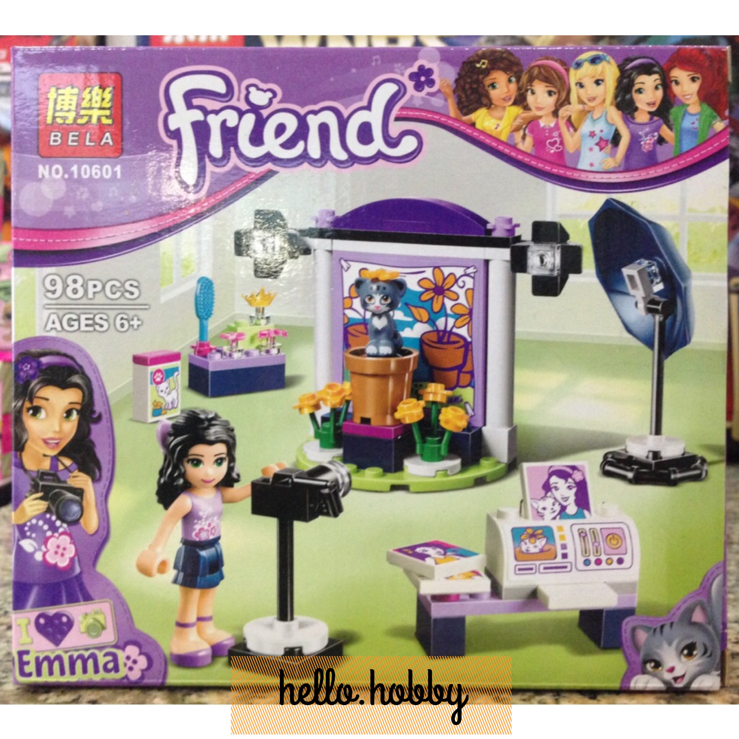 Bela 10601 Friends Emma's Photo Studio 98pcs