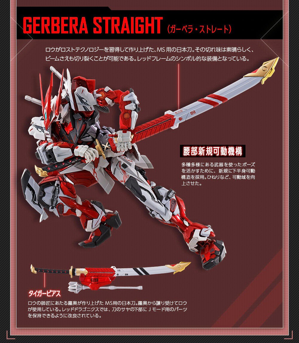 Metal Build - Gundam Astray Red Dragonics by Premium Bandai (Lot JP มีกล่องน้ำตาล)