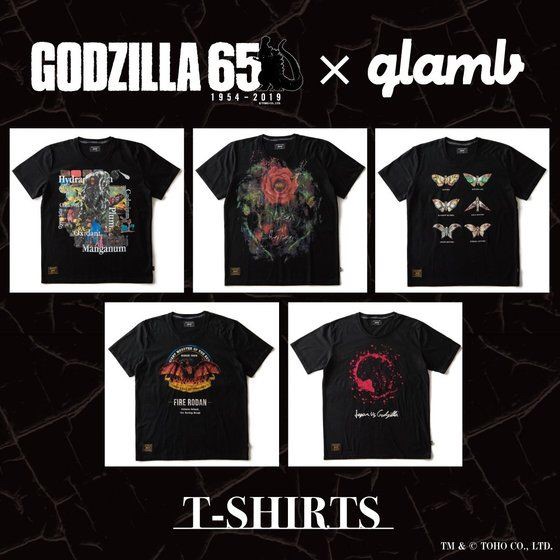 PRE-ORDER : [Godzilla x glamb] Collaboration T-shirt