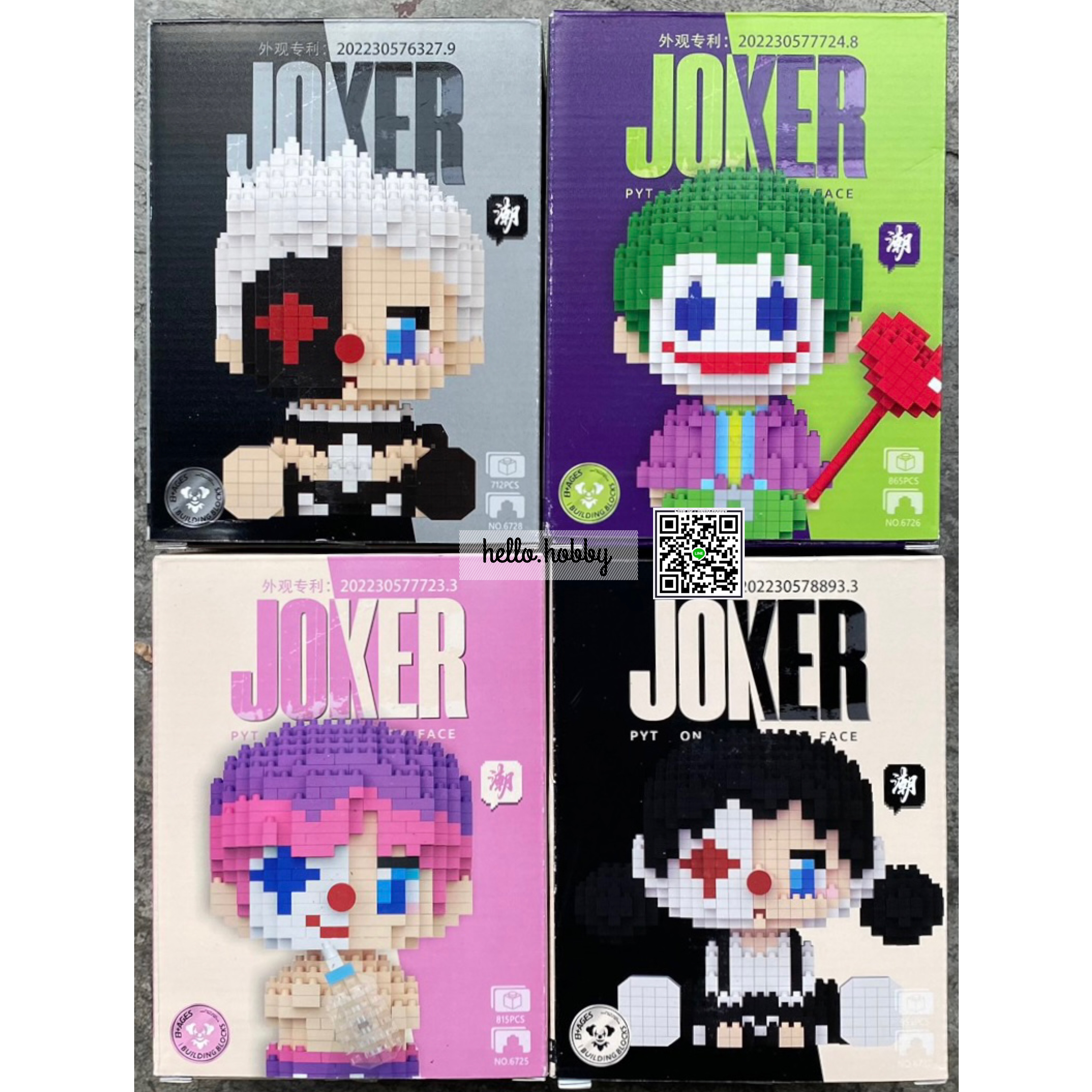 เลโก้นาโน Size XXL - Cholechuang 6725-6728 Joker