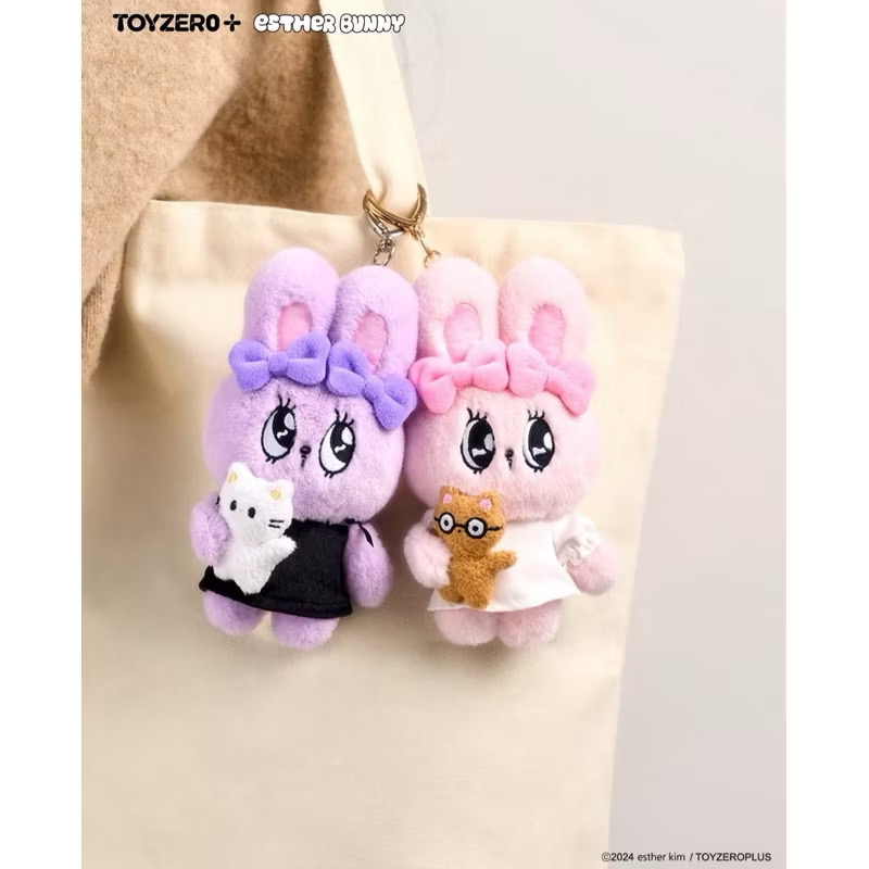 Esther Bunny Sweet Date Series Plush Keychain by Toyzero+