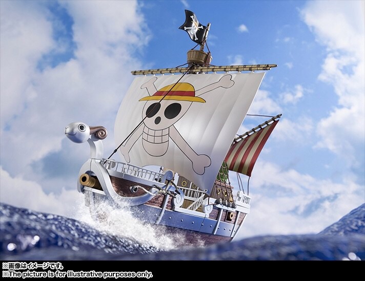CHOGOKIN GOING MERRY -ONE PIECE 20TH ANNIVERSARY PREMIUM COLOR VER.- by Bandai (มือ1 แกะเชค มีตำหนิระเบียงหักจากโรงงาน)