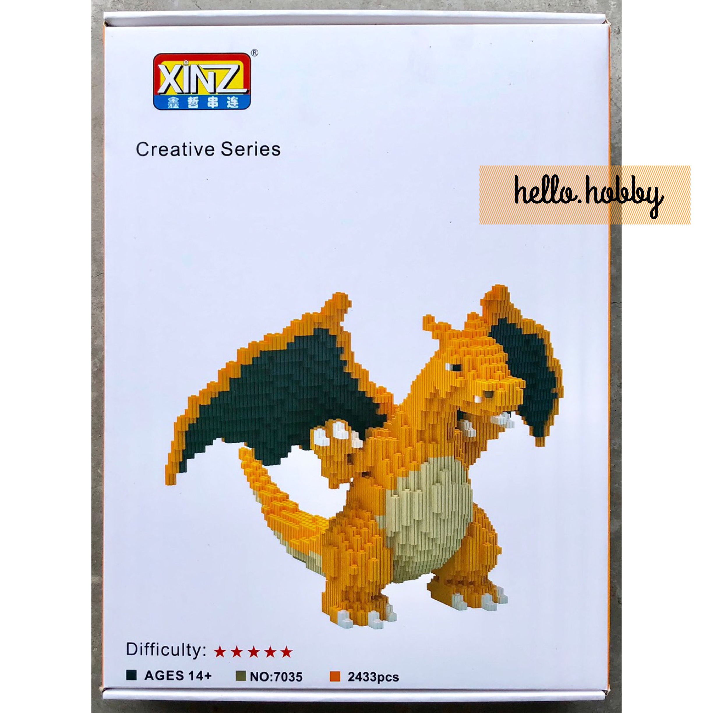 Xinz 7035 Pokemon Charizard 2433pcs