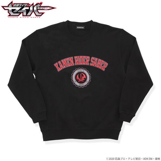 PRE-ORDER : Kamen Rider W / Saber American Casual Style Logo Sweatshirt