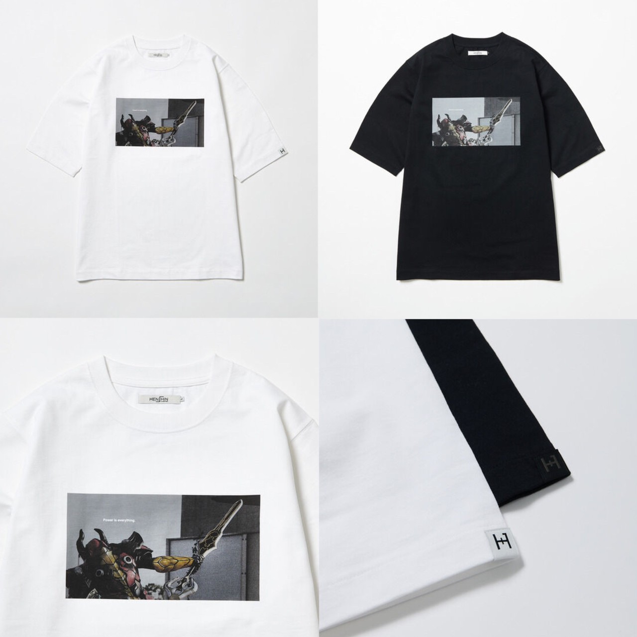 PRE-ORDER : Design T-shirt ―VILLAIN―| HENSHIN by KAMEN RIDER