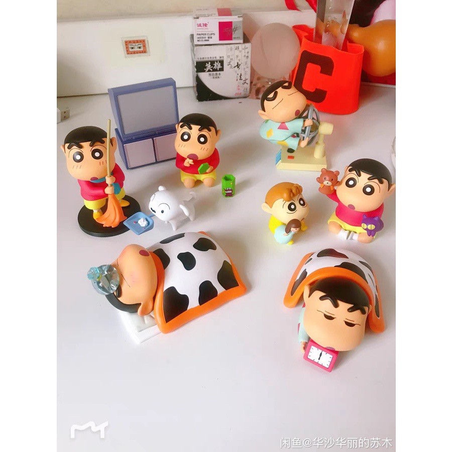 Crayon Shinchan Daily Activities Series by 52Toys (Set of 6+1secret)