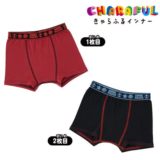 PRE-ORDER : Super Mario Junior Boxer Briefs 2-Pack 22SS