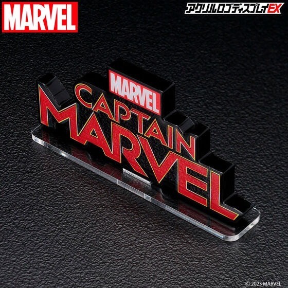 PRE-ORDER : Acrylic Logo Display EX Captain Marvel Logo