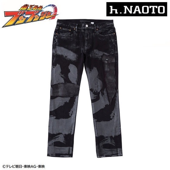 PRE-ORDER : Bakuage Sentai Boonboomger x h.NAOTO Bun Orange/Genba Bureki Patch Denim