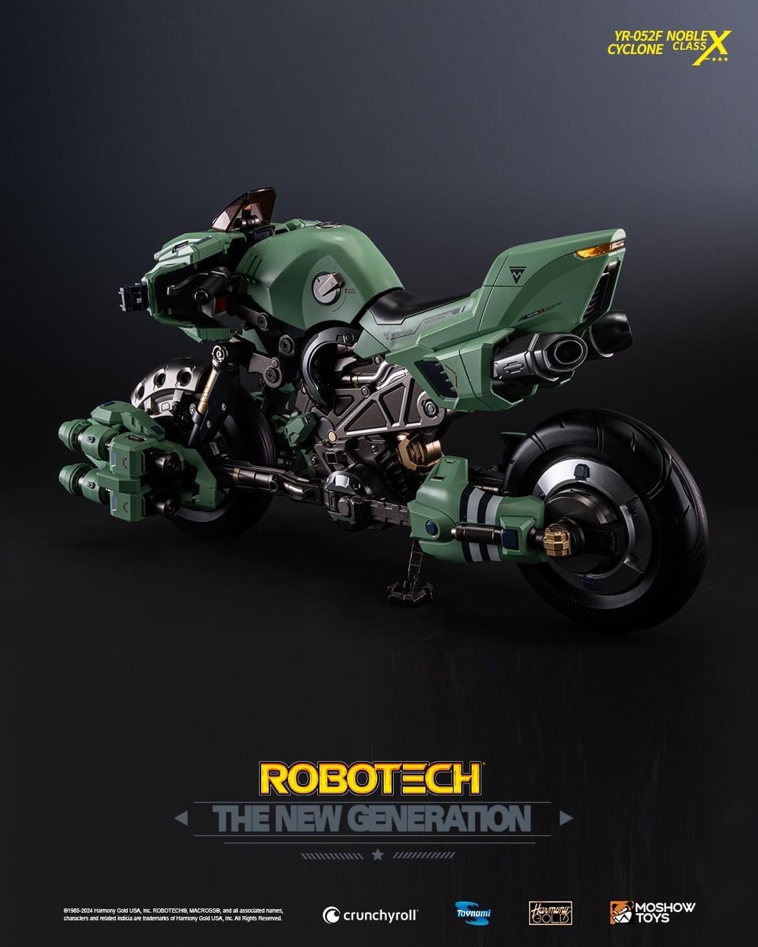Pre-order : Noble Class X Series Robotech The New Generation: YR-052F Transformable Cyclone by Toynami x Moshow Toys