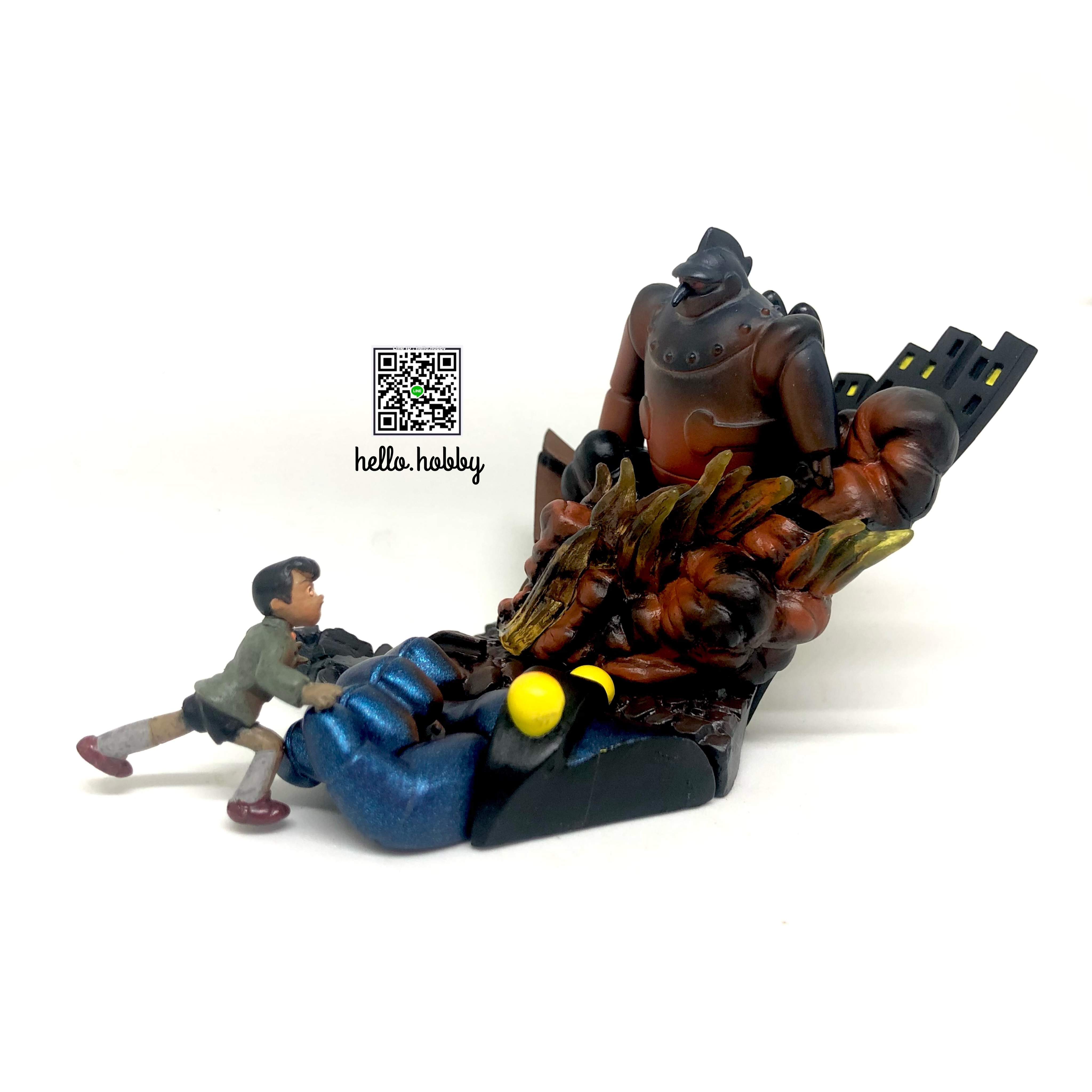 HG Gigantor Tetsujin 28 Imagination Collection Diorama Gashapon (Set of 4)