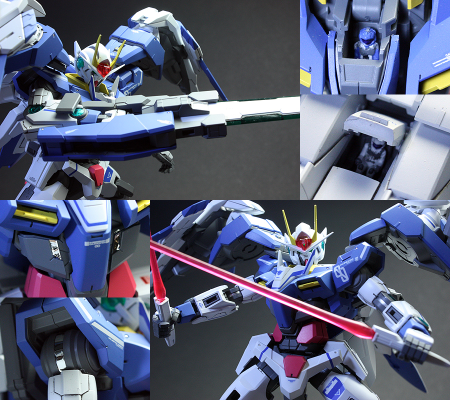 MG 1/100 GN-0000+GNR-010 OO Raiser by Bandai