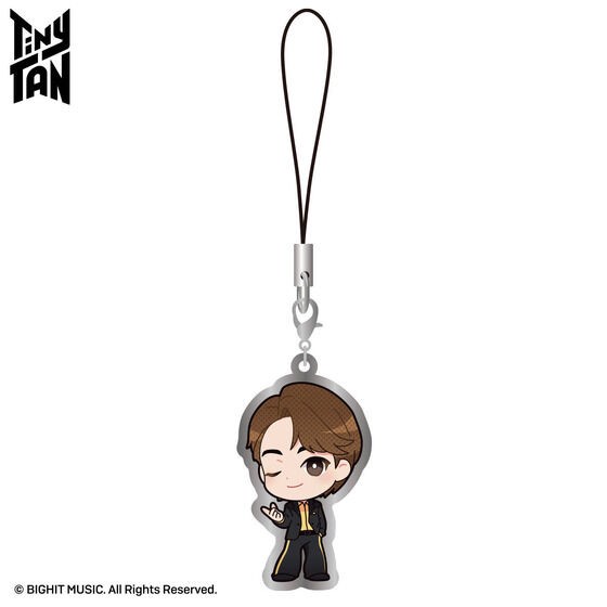 PRE-ORDER : TinyTAN Metal Charm Strap Butter