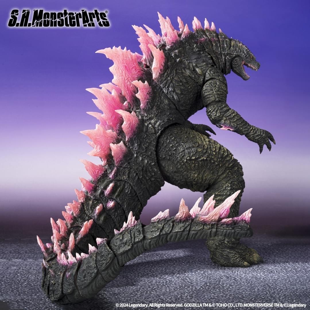 PRE-ORDER : S.H.MonsterArts GODZILLA (2024) EVOLVED Ver. FROM GODZILLA × KONG: THE NEW EMPIRE