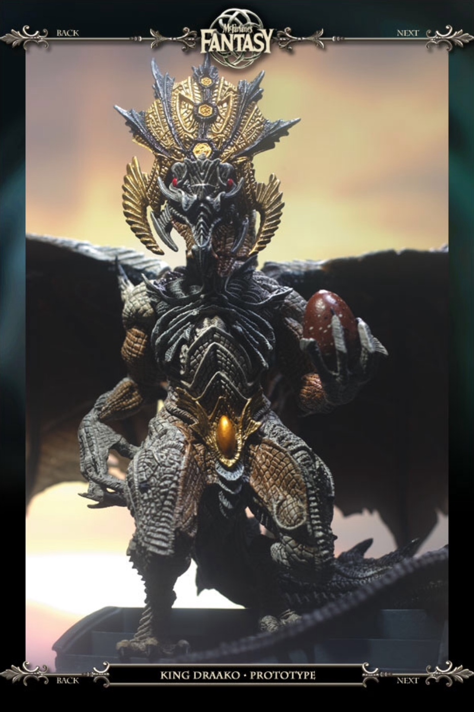 McFarlane’s Fantasy Series 1 - Legend of the Blade Hunters - King Draako