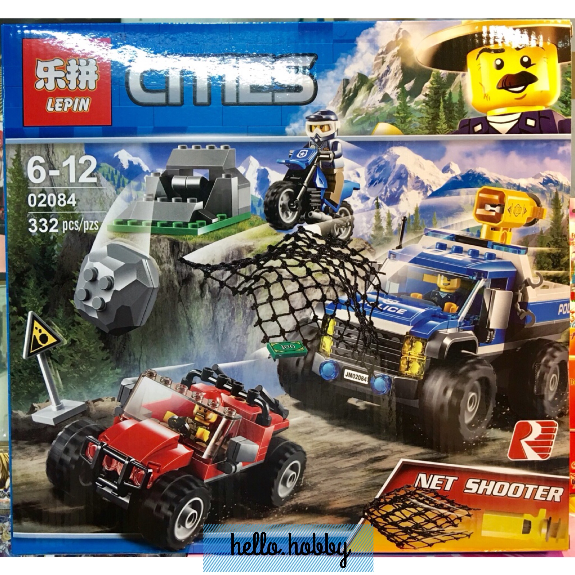 Lepin 02084 The Dirt Road Pursuit 332pcs