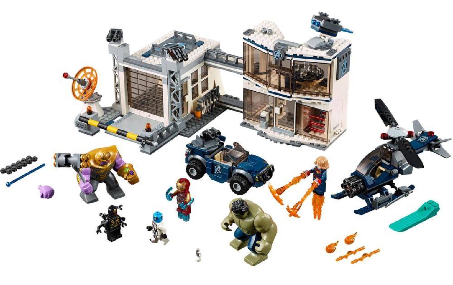 Lepin 07123 Avengers Compound Battle 783pcs