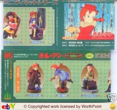 กาชาปอง Kaiyodo Movic K&M Mini Vignette Series The World Masterpiece Theater: Anne of Green Gables Gashapon (Set of 5) by Kaiyodo