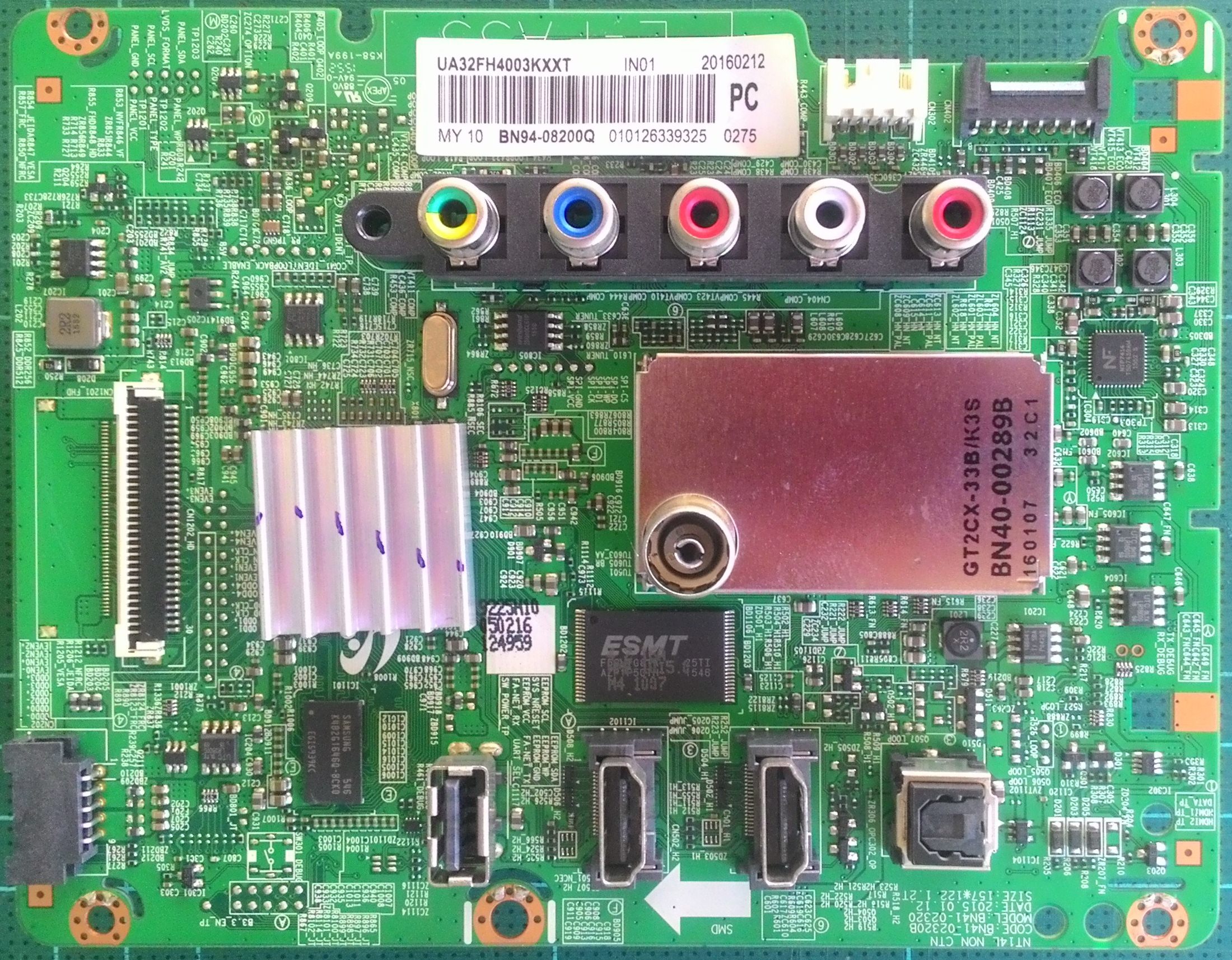 Samsung UA32FH4003K, BN94-08536A, BN41-02320B, BN41-02320