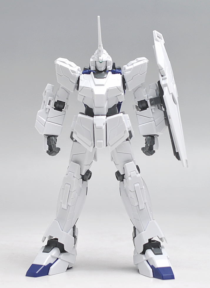 HGUC 1/144 RX-0 Unicorn Gundam Unicorn Mode + Head Display Base by Bandai