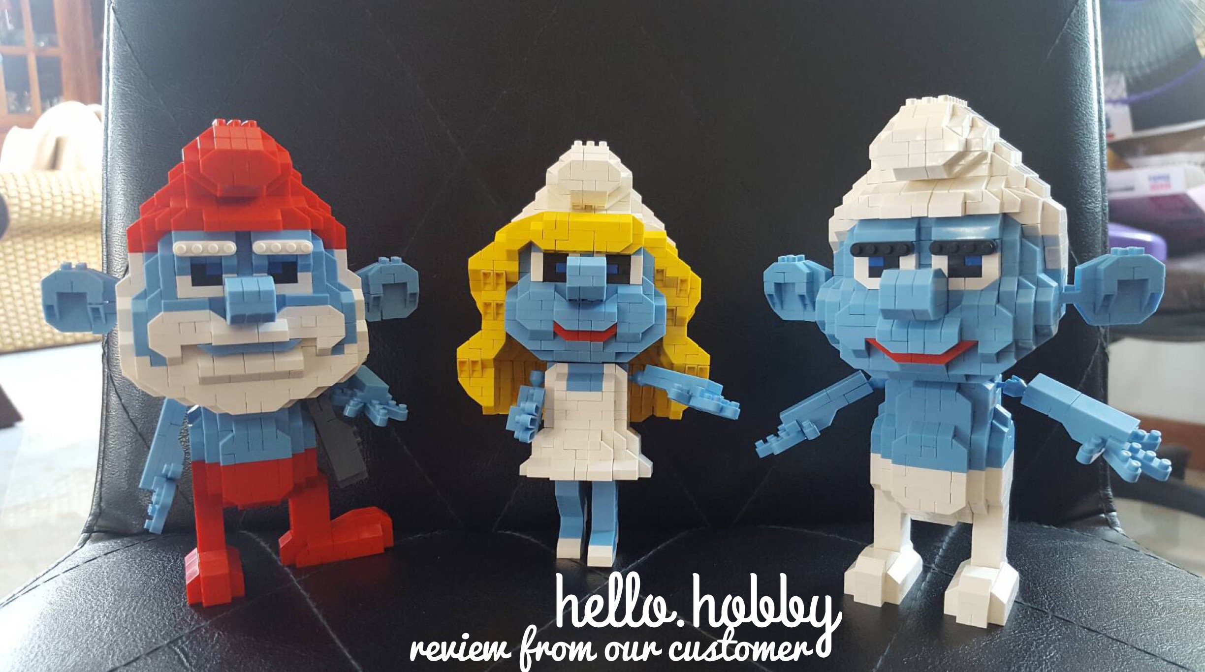 LOZ 9754 The Smurfs Smurfette 980pcs