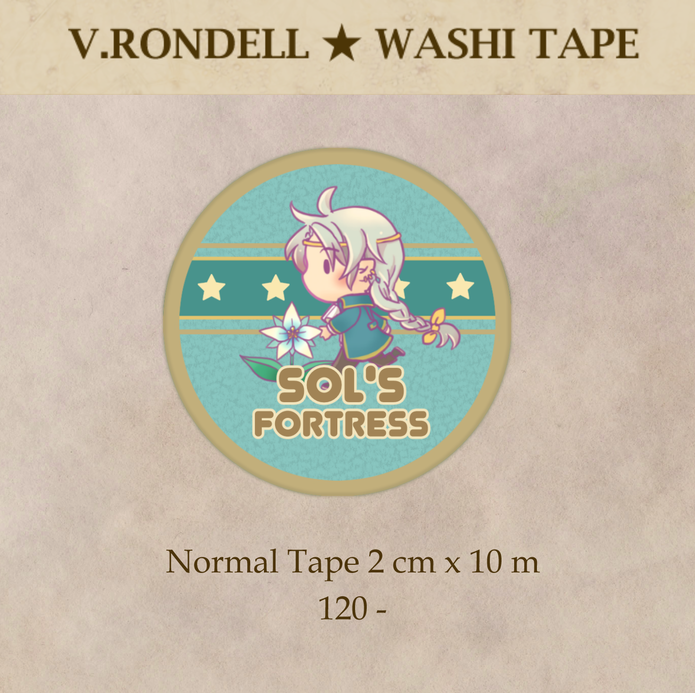 Masking Tape_Sol's Fortress (2cm x10m)