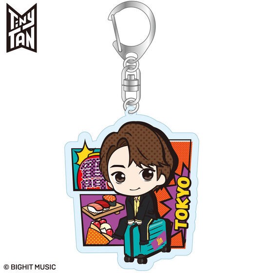 PRE-ORDER : TinyTAN TRAVEL COLLECTION Acrylic Keychain