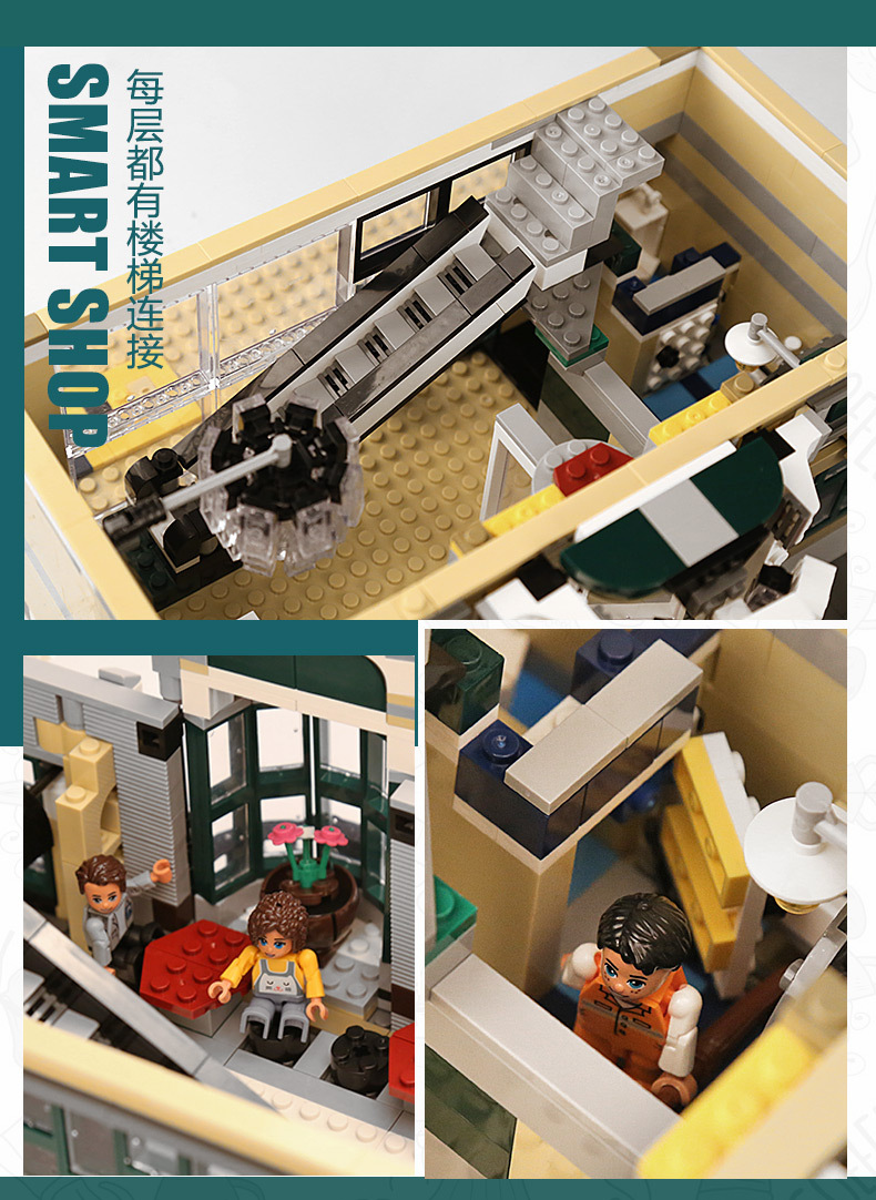 Zhe gao QL 0922 European Mall 2039pcs