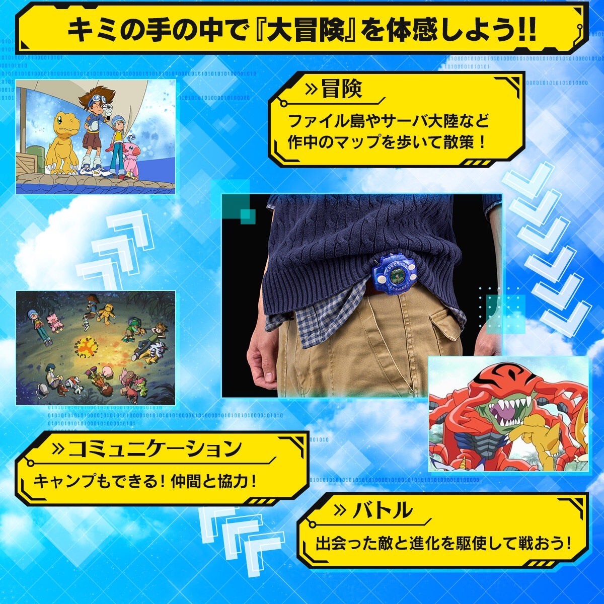 PRE-ORDER : Digimon Adventure Digivice -25th COLOR EVOLUTION- DX Set Taichi Yagami / Yamato Ishida Color